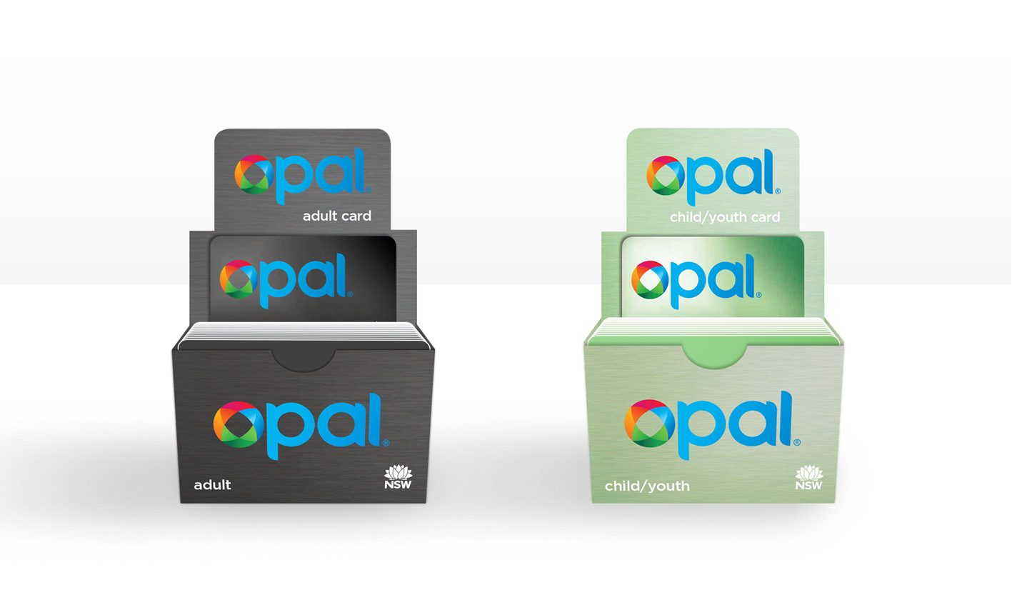 OPAL Card Retail Display