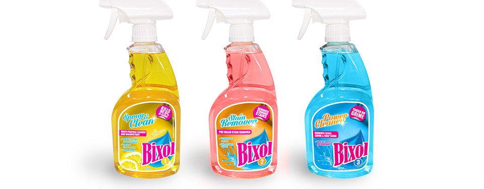 Bixol branding and packaging