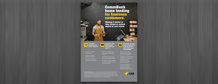 COMMONWEALTH BANK HOME LENDING FLYER