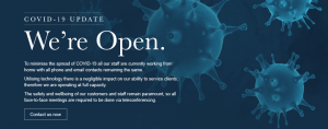 Gotham COVID-19 Update, We're Open.